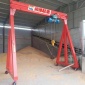 加工定做1t轻型龙门吊 轮胎门式起重机 轻小型手推龙门架